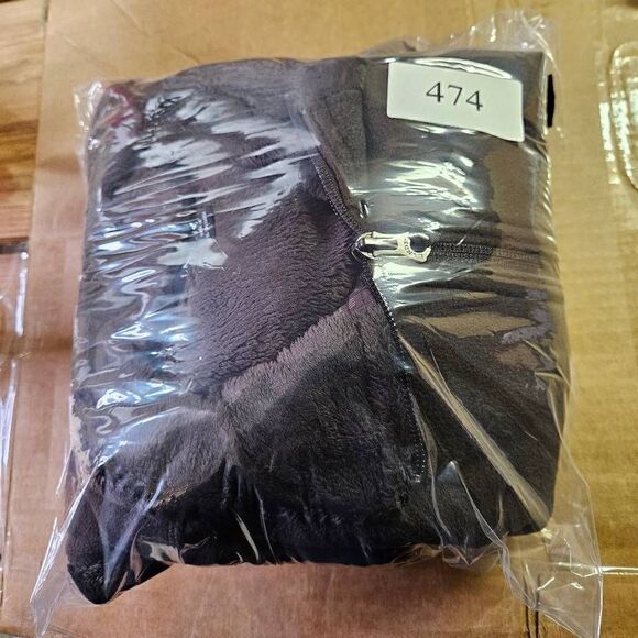 Lands End Fleece Jacket Womens Size Small 6-8 Brown 100% Polyester - Picture 12 of 12